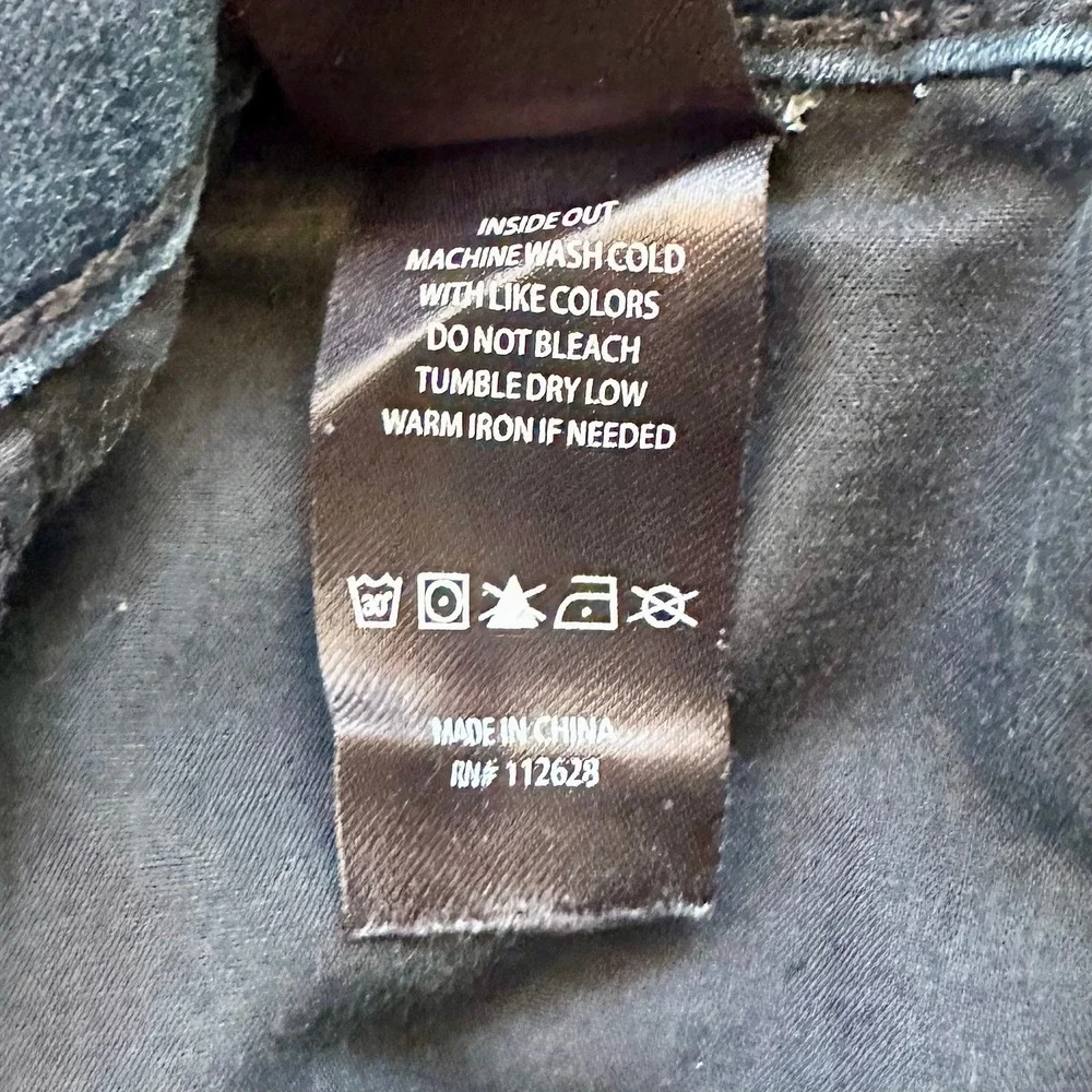 Max Jeans‎ High Rise Skinny Jeans Black Stretch Denim Womens Size 4